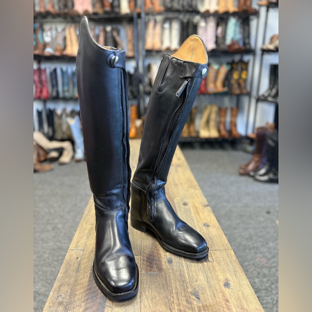 Ariat 53105 English Riding Boots Equestrian Leather Regular Calf Black Size 6.5